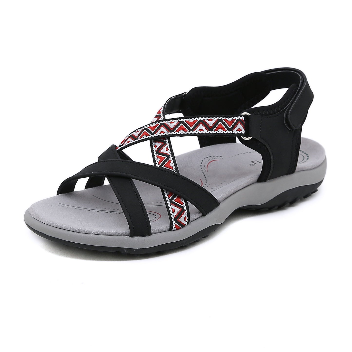 Flat Sport Sandals for Women, Athletic Comfort Durable All-Day Walking Shoes
