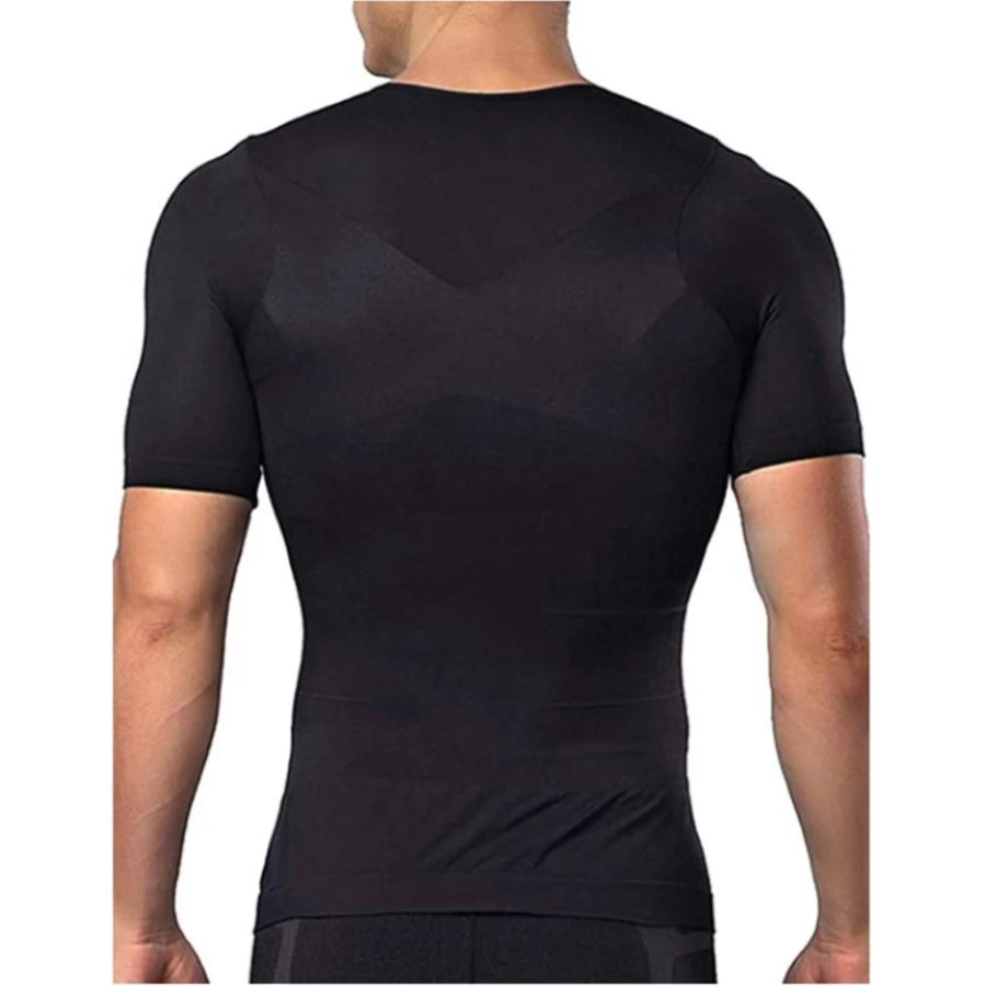 Men's Belly Shaper Shirt ~ Great For Work & Gym Attire