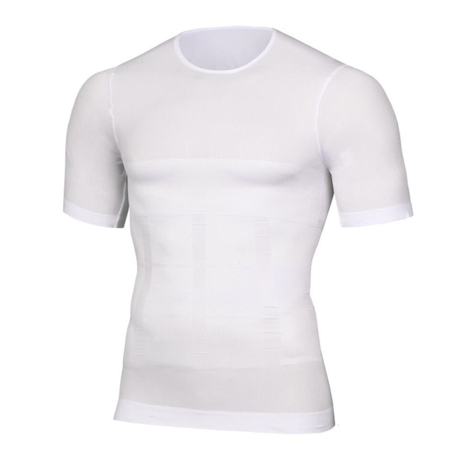 Men's Belly Shaper Shirt ~ Great For Work & Gym Attire
