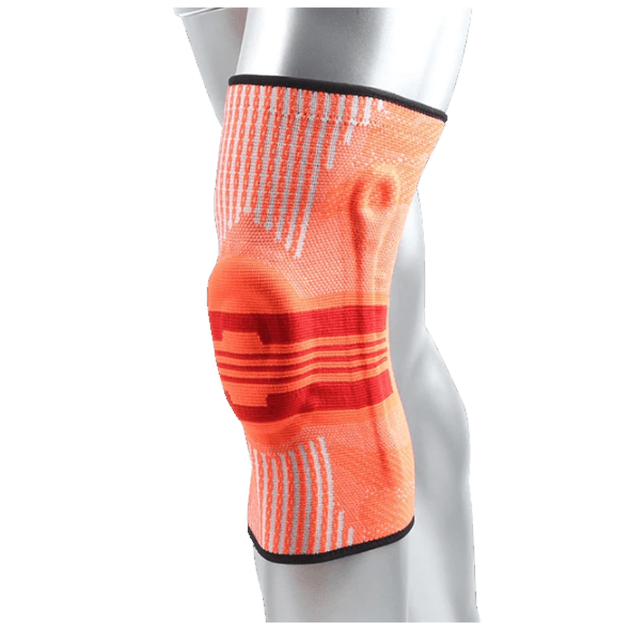 Knee Brace Compression Support Sleeve with Silicone Patella Stabilizer