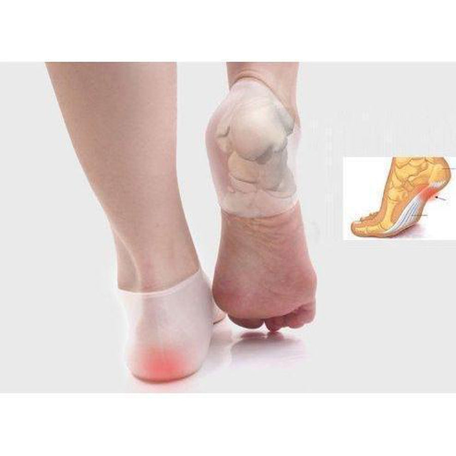 Heel Spur Relief - Plantar Fasciitis Gel Cup Massage Pads