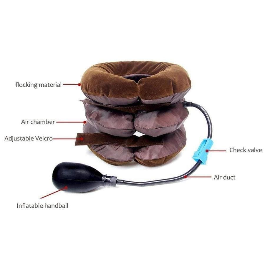 Inflatable Cervical Neck Traction Device - Instant Neck Pain Relief Neck Pain Relief upliftex
