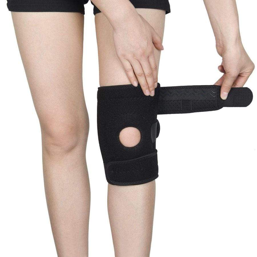 Knee Brace Patella Stabilzier Support Sleeve Knee Brace upliftex Black