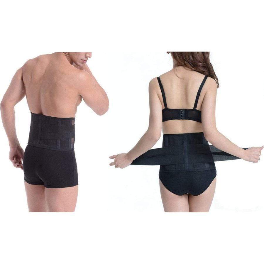 Lumbar Back Brace -  w/ Dual Sided Adjustable Compression Straps Back Brace upliftex