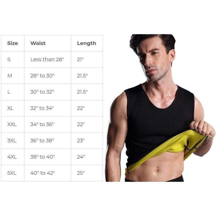 Men's Waist Trainer Sauna Vest Waist Trainer for Men upliftex