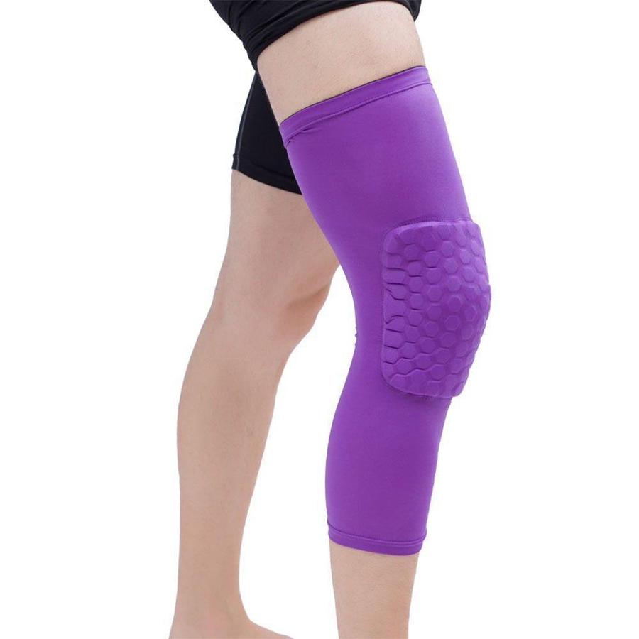 Padded Compression Knee Sleeves - Basketball & Wrestling HexPads