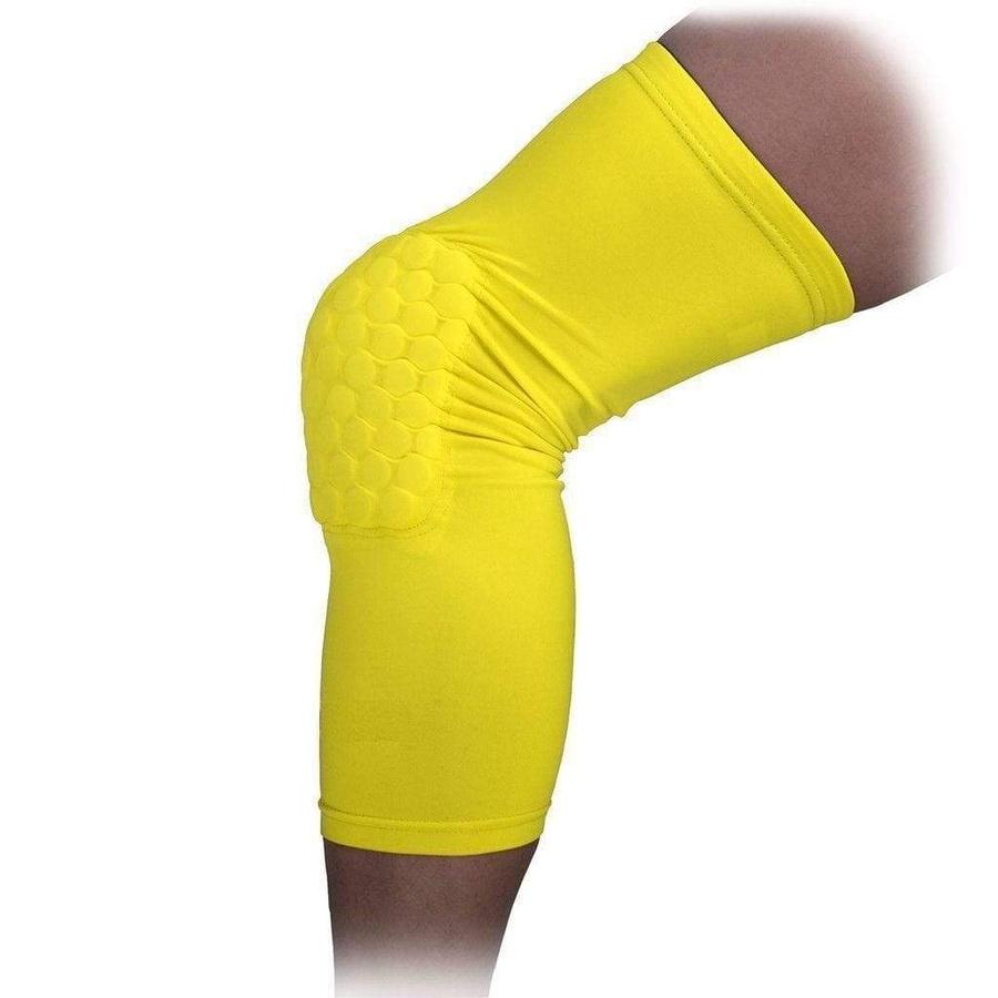 Padded Compression Knee Sleeves - Basketball & Wrestling HexPads