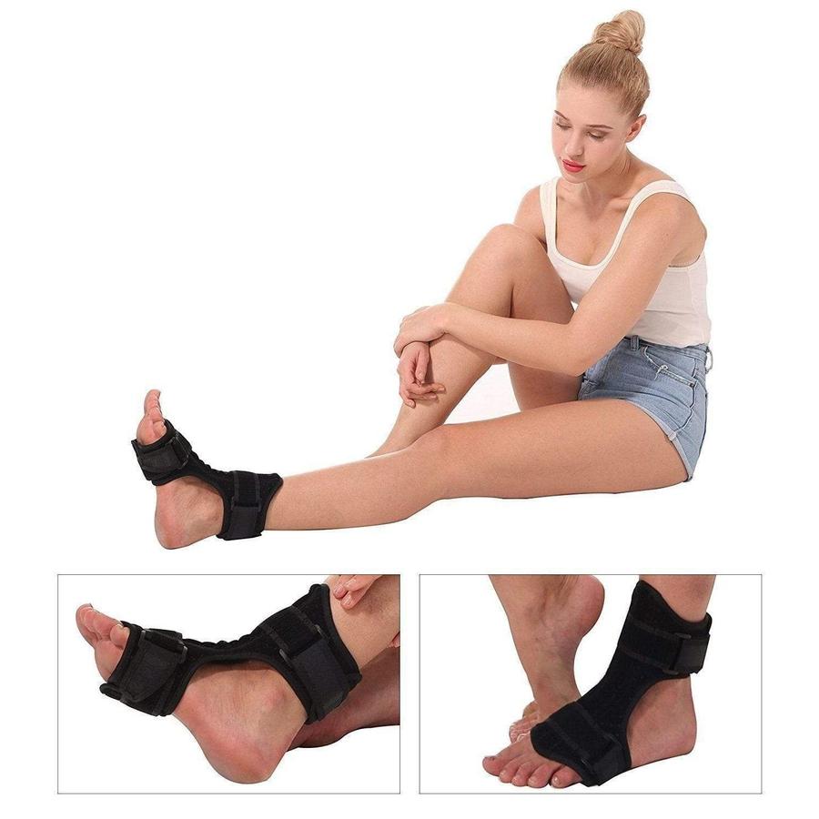 Plantar Fasciitis Dorsal Night Splint - AFO Orthotic Drop Foot Brace Heel Pain Relief