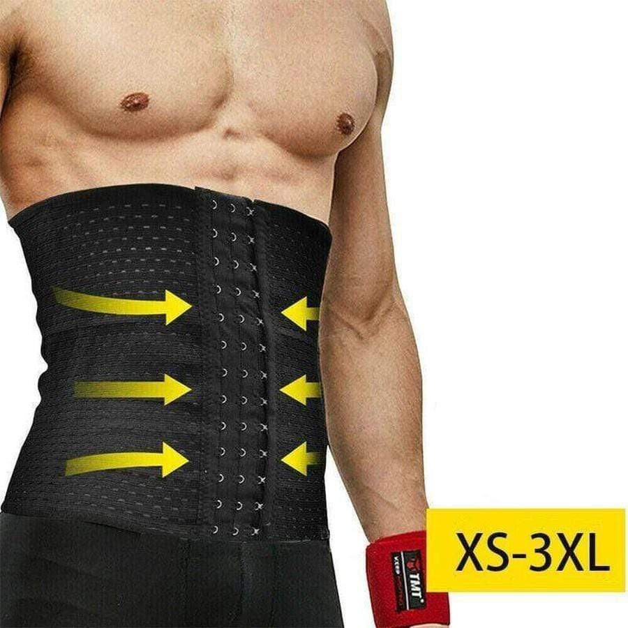 Premium Waist Trainer for Men - 3 Adjustable Hooks Waist Trainer for Men upliftex XXL