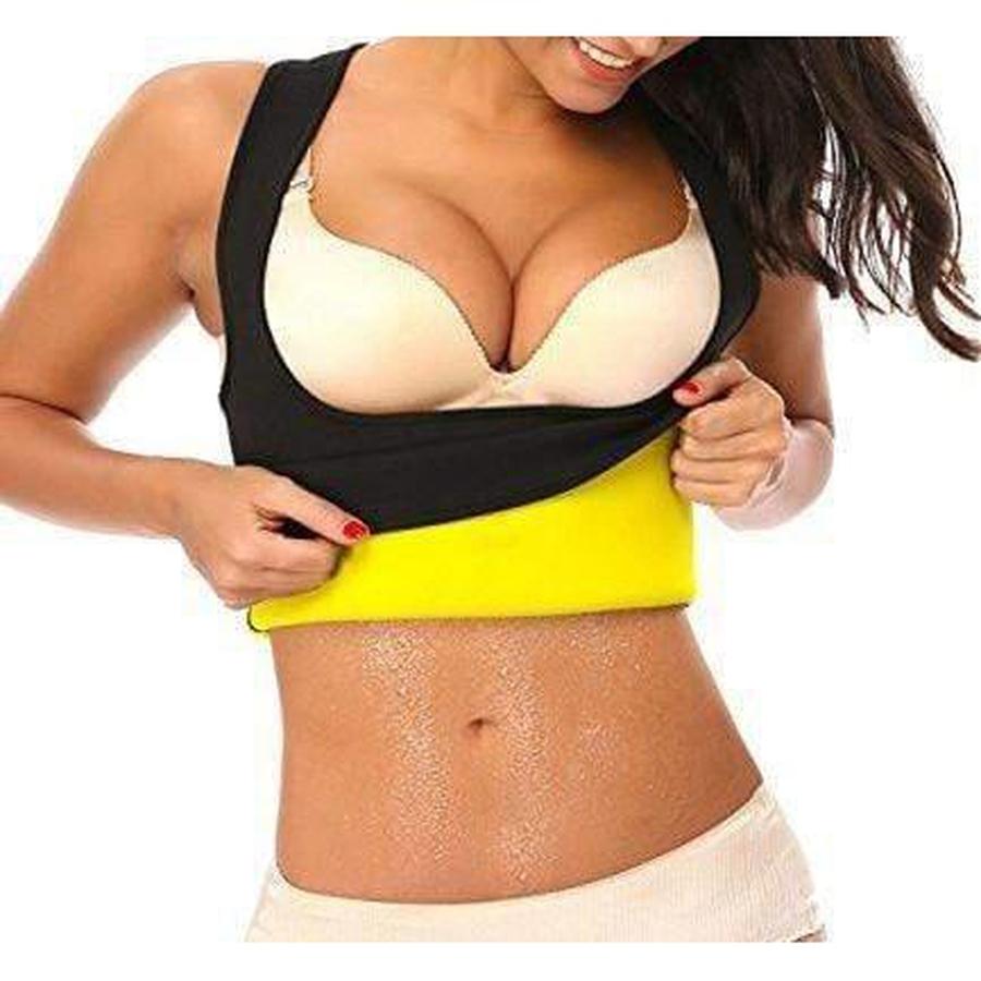 Sauna Sweat Body Shaper Weight Loss Vest Body Shaper upliftex 2XL / Black