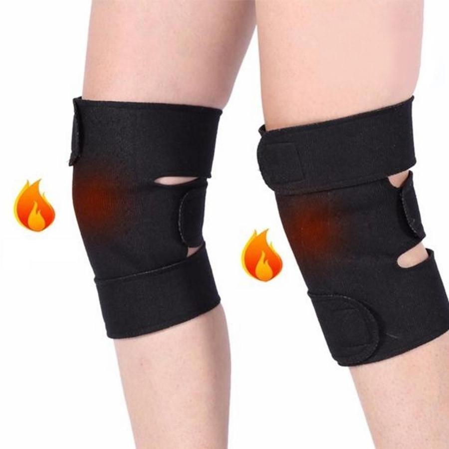 Self Heating Knee Support Pain Relief Wraps - Magnetic Therapy Knee Support upliftex 3 Pair