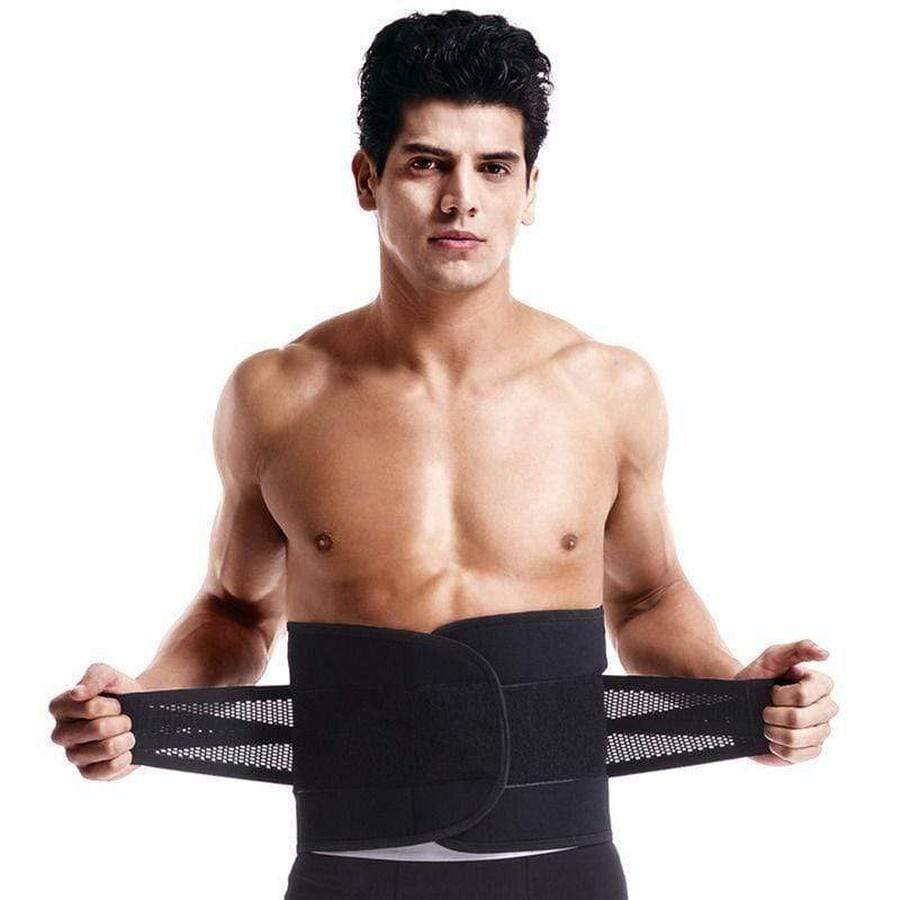 Waist Trainer for Men - Burn Stomach Fat Slim Sweat Belt Waist Trainer For Men upliftex 2XL / Black