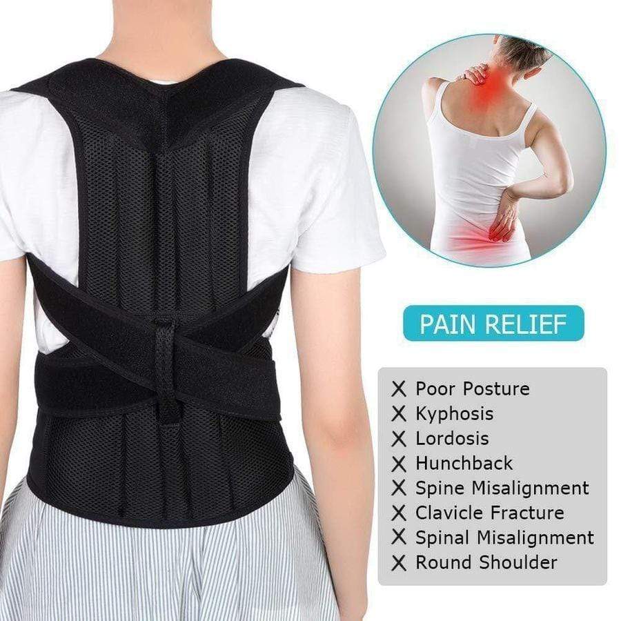Women's Adjustable Posture Corrector Back Brace Shoulder Lumbar Spine Support Posture Corrector upliftex