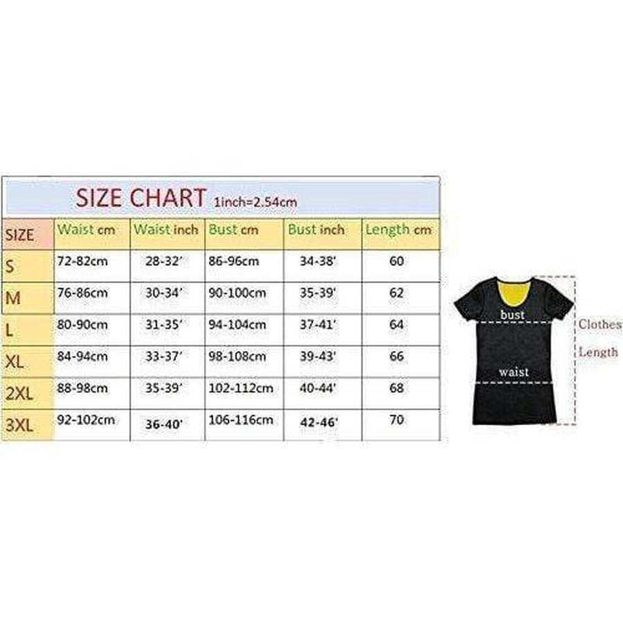 Womens's Sauna Shirt - Sweat Faster ~ Improve Your Figure!
