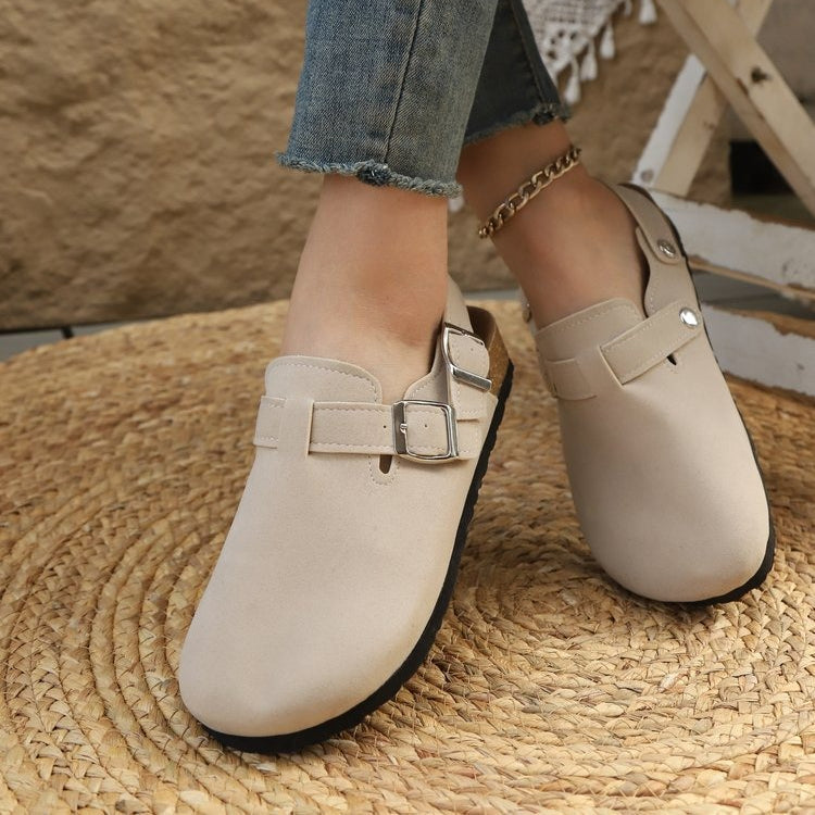 Closed-Toe Sandals for Women - Comfortable Back Strap Clogs with Arch Support