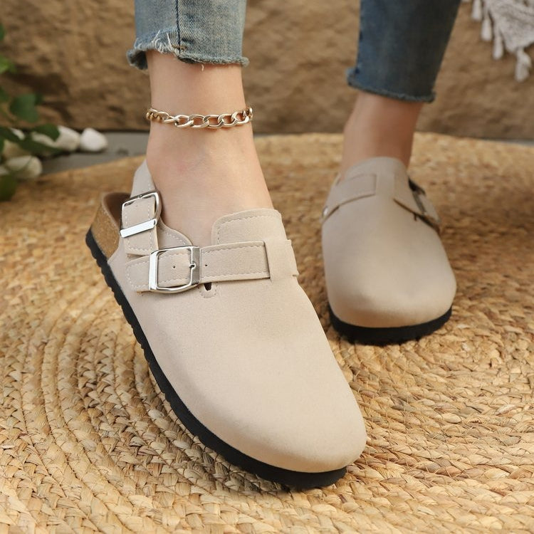 Closed-Toe Sandals for Women - Comfortable Back Strap Clogs with Arch Support