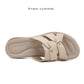 Wide Width Wedge Sandals for Women, Plus Size Retro Casual Comfort Slides
