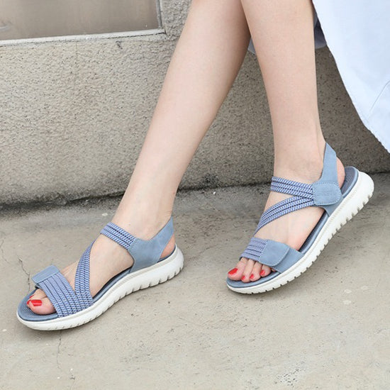 Elastic Strap Sandals for Women, Lightweight Sport Comfort Summer Slides