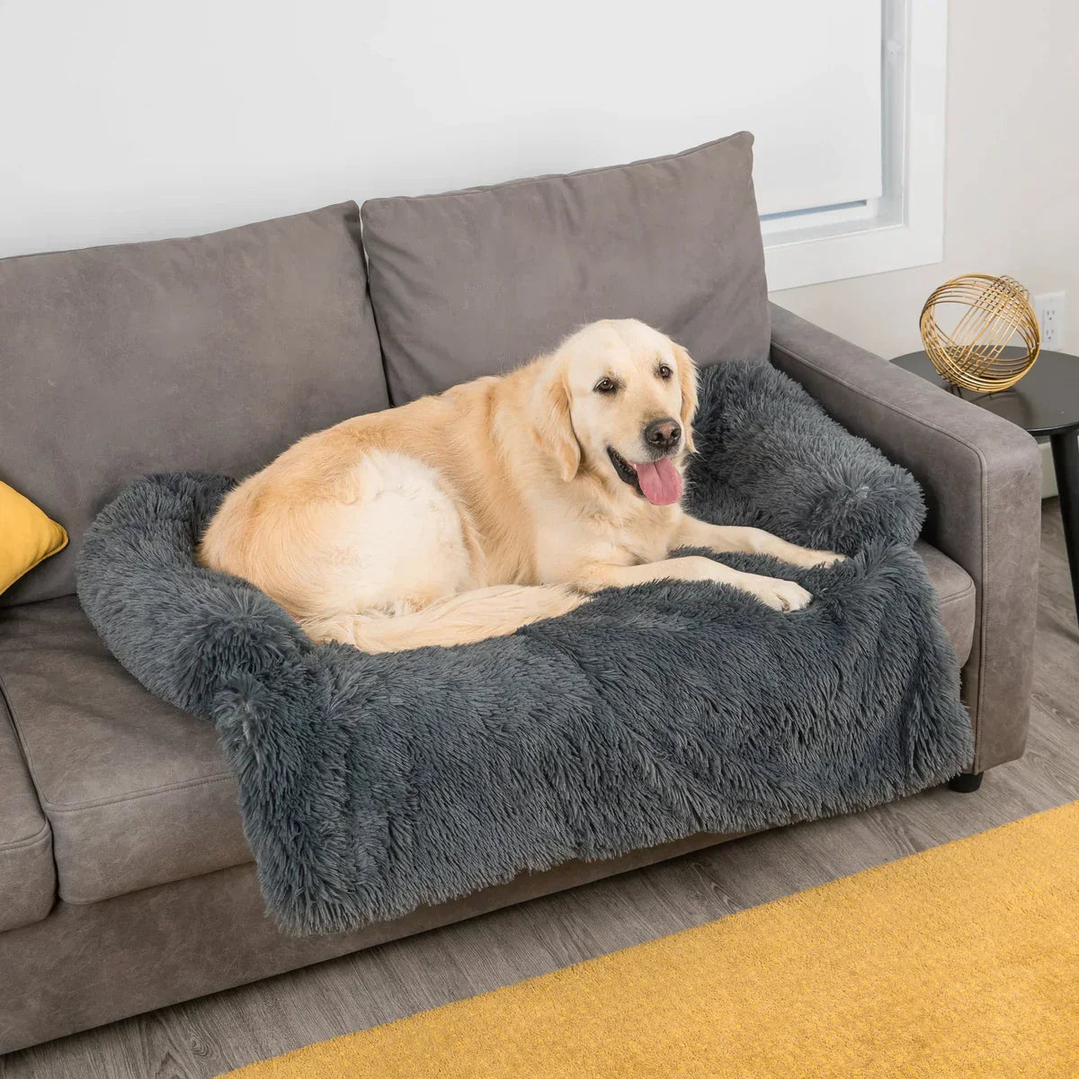Calming Dog Furniture Cover: side profile view