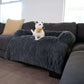 Calming Dog Furniture Cover: paw and head support detail
