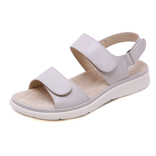 Massage Sandals for Women, Velcro Sponge Insole Summer Comfort Slides