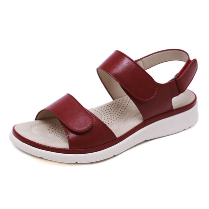 Massage Sandals for Women, Velcro Sponge Insole Summer Comfort Slides