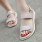 Massage Sandals for Women, Velcro Sponge Insole Summer Comfort Slides