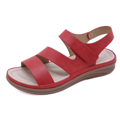 Plus Size Wedge Sandals, Retro Casual Lightweight Summer Slides for Women