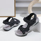Velcro Sport Sandals for Women, Color Block Lightweight Summer Slides