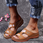 Flower Embroidered Vintage Casual Wedges Sandals