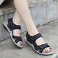 Velcro Sport Sandals for Women, Color Block Lightweight Summer Slides