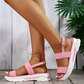 Women Orthopedic Wedge Sandals Thick Sole Breathable Open-toe Sandals