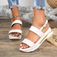 Women Orthopedic Wedge Sandals Thick Sole Breathable Open-toe Sandals