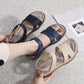 Retro Wedge Sandals for Women, Plus Size Lightweight Casual Summer Heels
