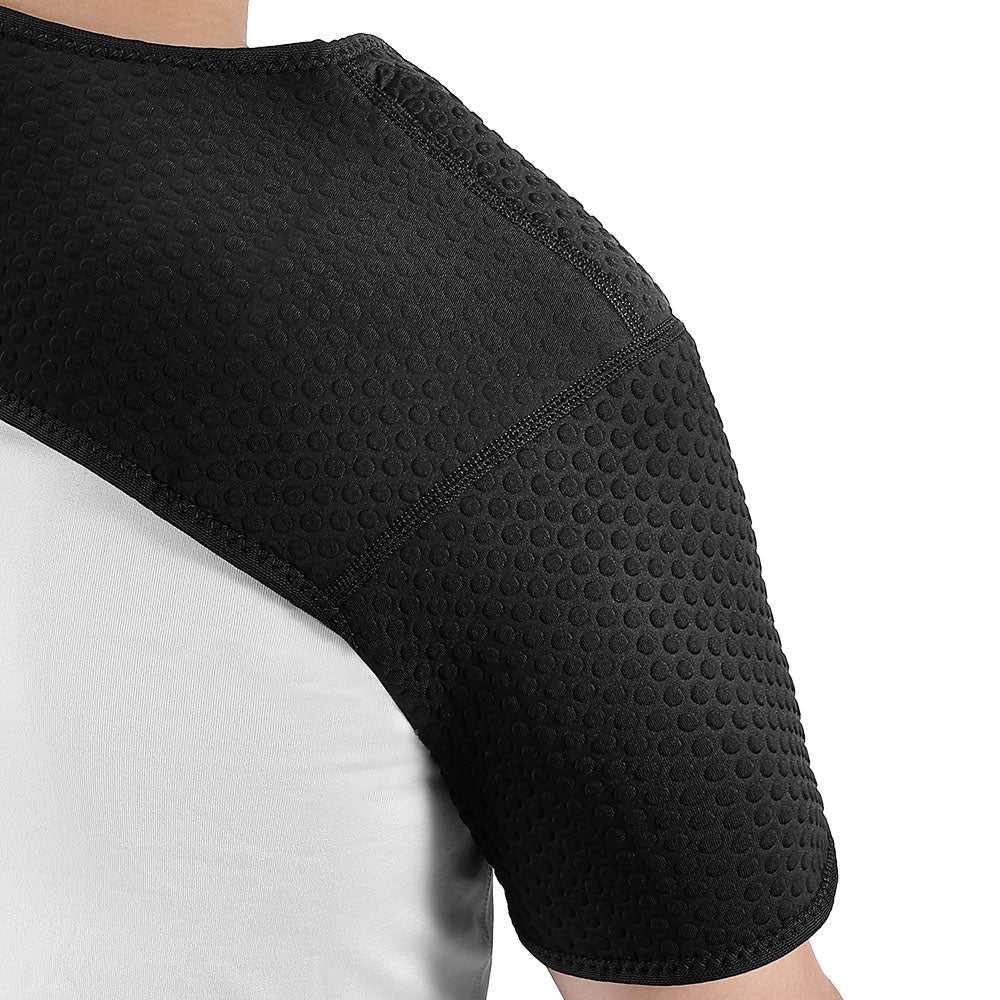 Double Shoulder Compression Sleeve: size chart reference