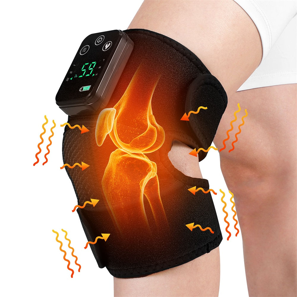 Heated Vibration Knee Massager Brace: product overview