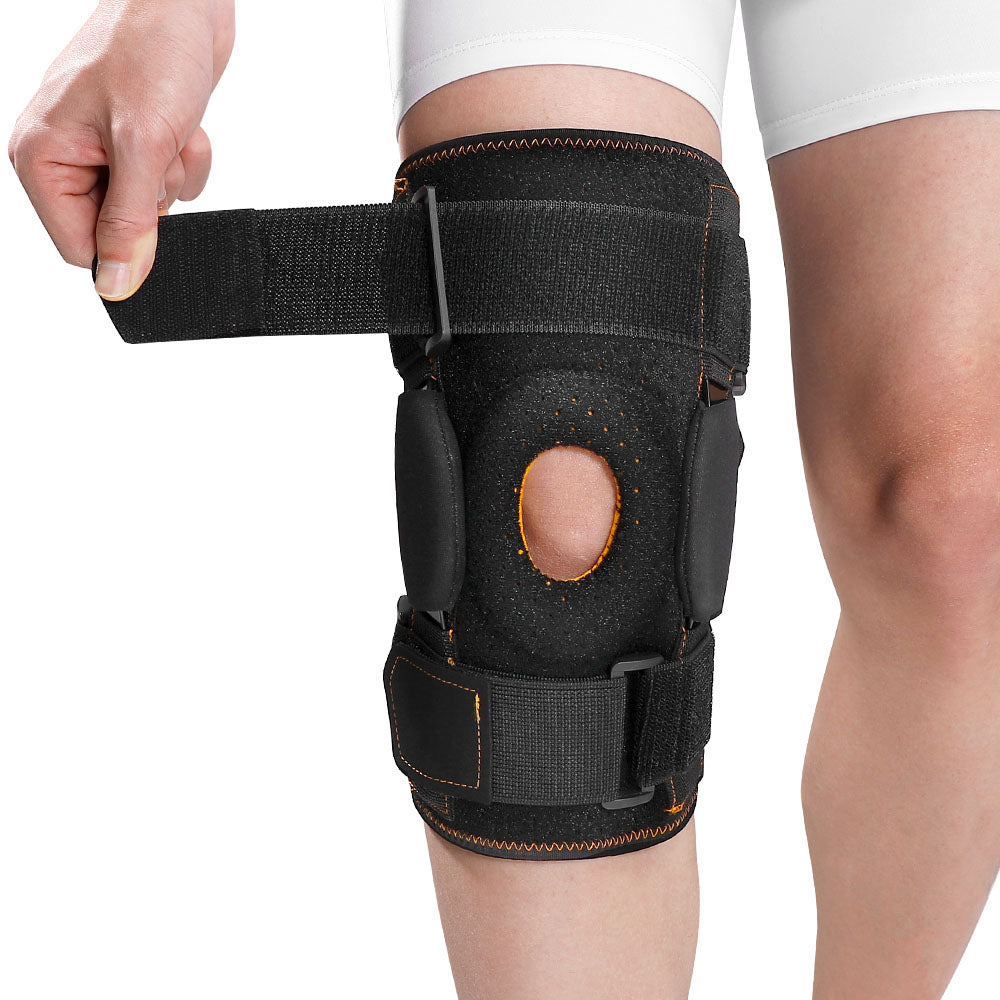 Hinged Knee Brace: in-wear demonstration