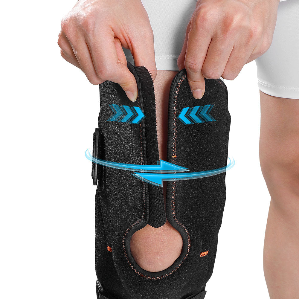 Hinged Knee Brace: alternate color or angle