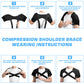 Double Shoulder Compression Brace: inside-lining view