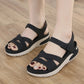 Sport Sandals for Women, Chunky Sole Hook-and-Loop Lightweight Summer Slides