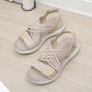 Comfort Sport Sandals, Elastic Strap Lightweight Walking Summer Slides