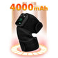 Heated Vibration Knee Massager Brace: alternate color or angle
