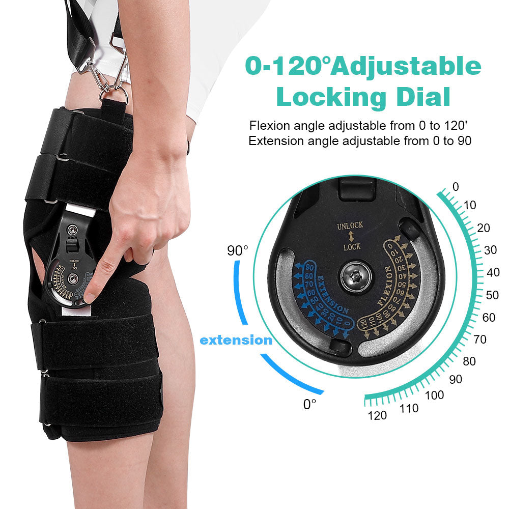 Hinged Knee Brace: in-wear demonstration
