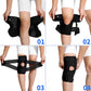 V-Bandage Knee Wraps: top view