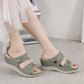 Wedge Beach Sandals for Women, Casual Summer Open Toe Walking Slides
