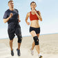 Adjustable Open-Patella Hinged Knee Brace: closure detail
