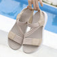 Elastic Strap Sandals for Women, Lightweight Sport Comfort Summer Slides