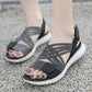 Comfort Sport Sandals, Elastic Strap Lightweight Walking Summer Slides