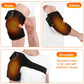 Heated Vibration Knee Massager Brace: fabric and stitching detail
