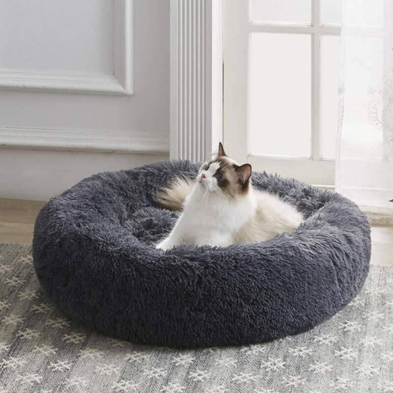 Calming Donut Cat Bed: alternate color option
